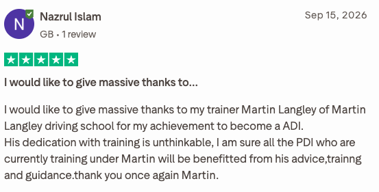 Trustpilot student review 2